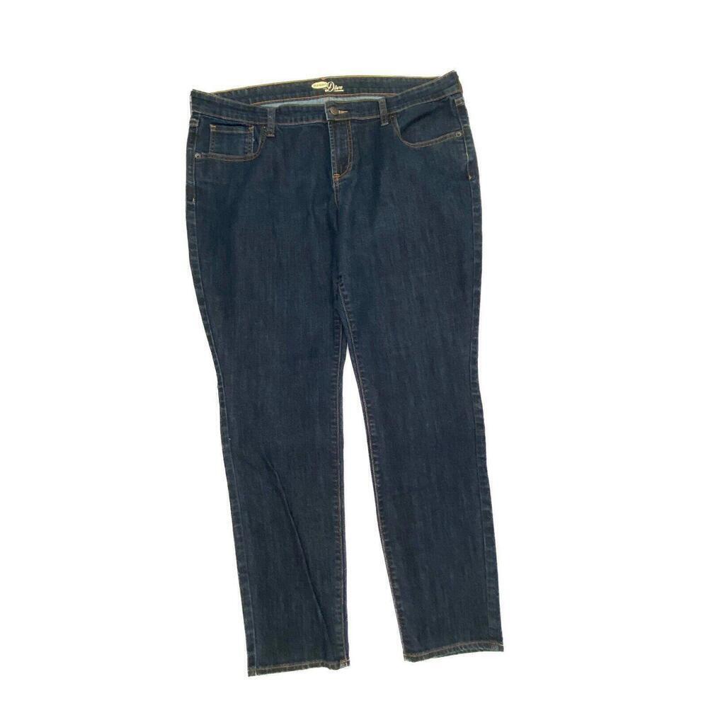 Old Navy The Diva Skinny‎ Women's size 16 Dark Wash Blue Denim Jeans